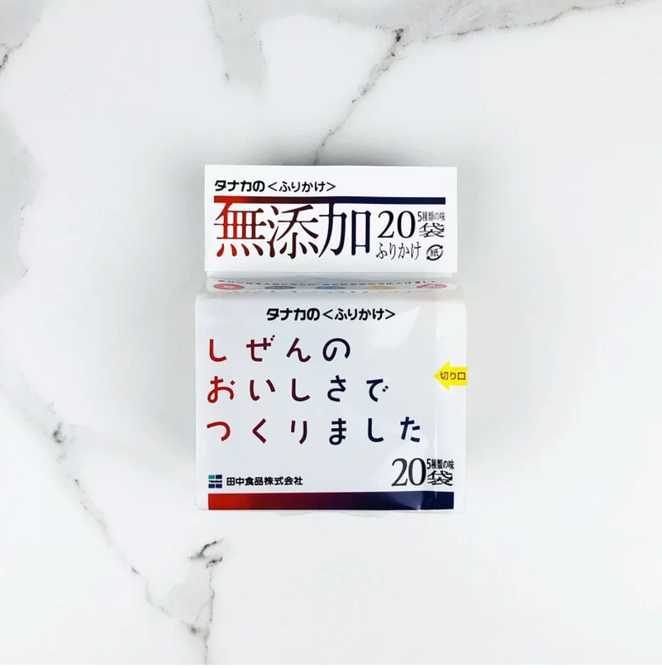 TANAKA FOODS - 無添加雜錦飯素(20袋) (40g) 【無添加ふりかけ しぜんのおいしさでつくりました 20袋】